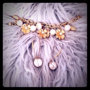 Vintage bracelet with matching earrings.